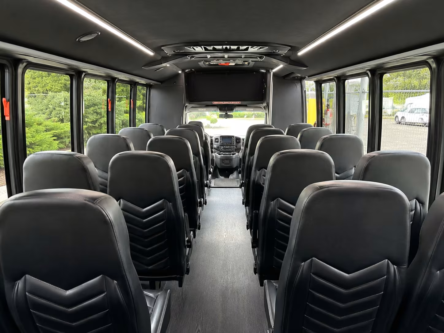 18 passenger minibus inside