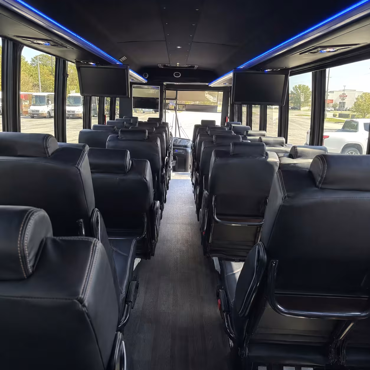 25 passenger minibus interior