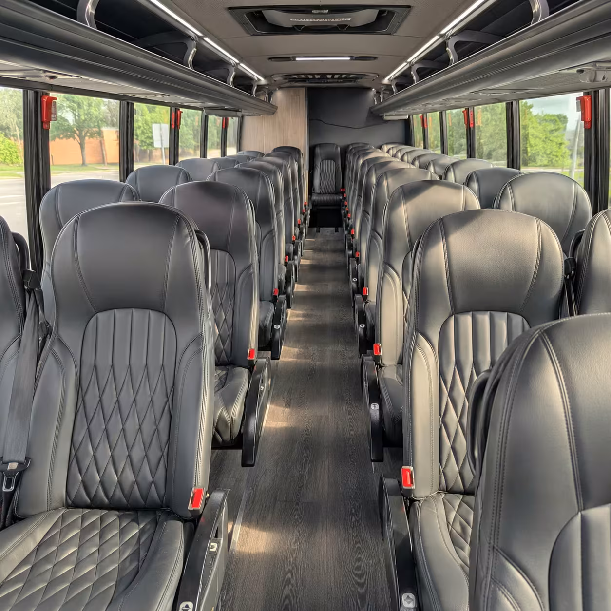 30 passenger minibus inside