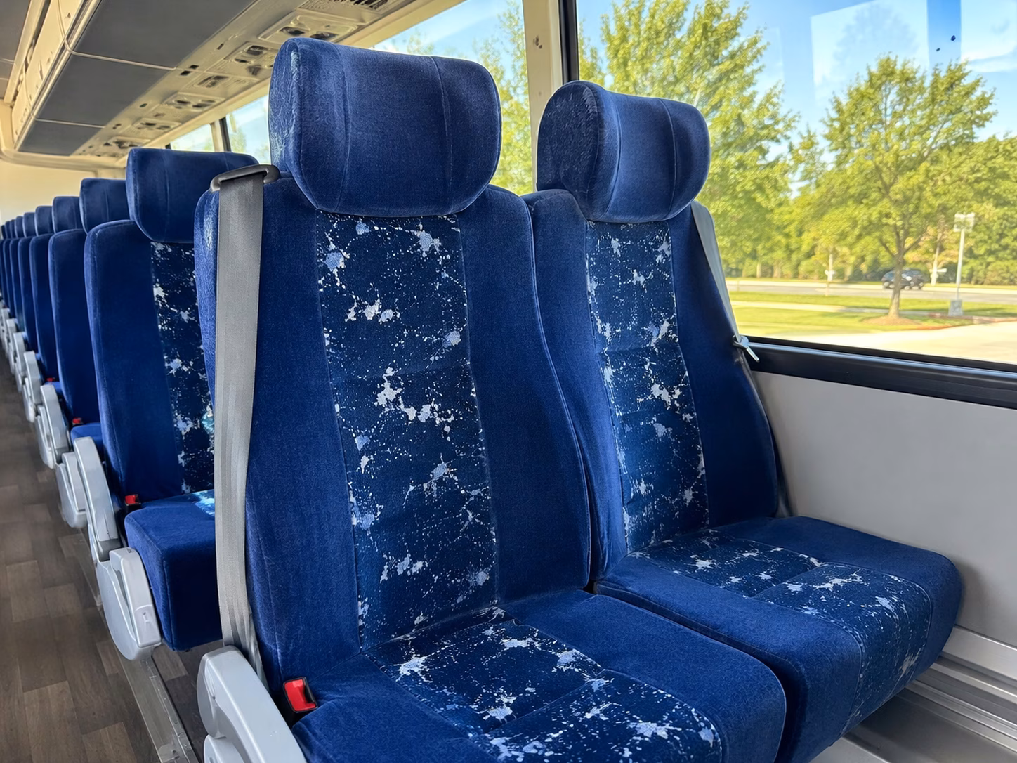daly city charter bus interior