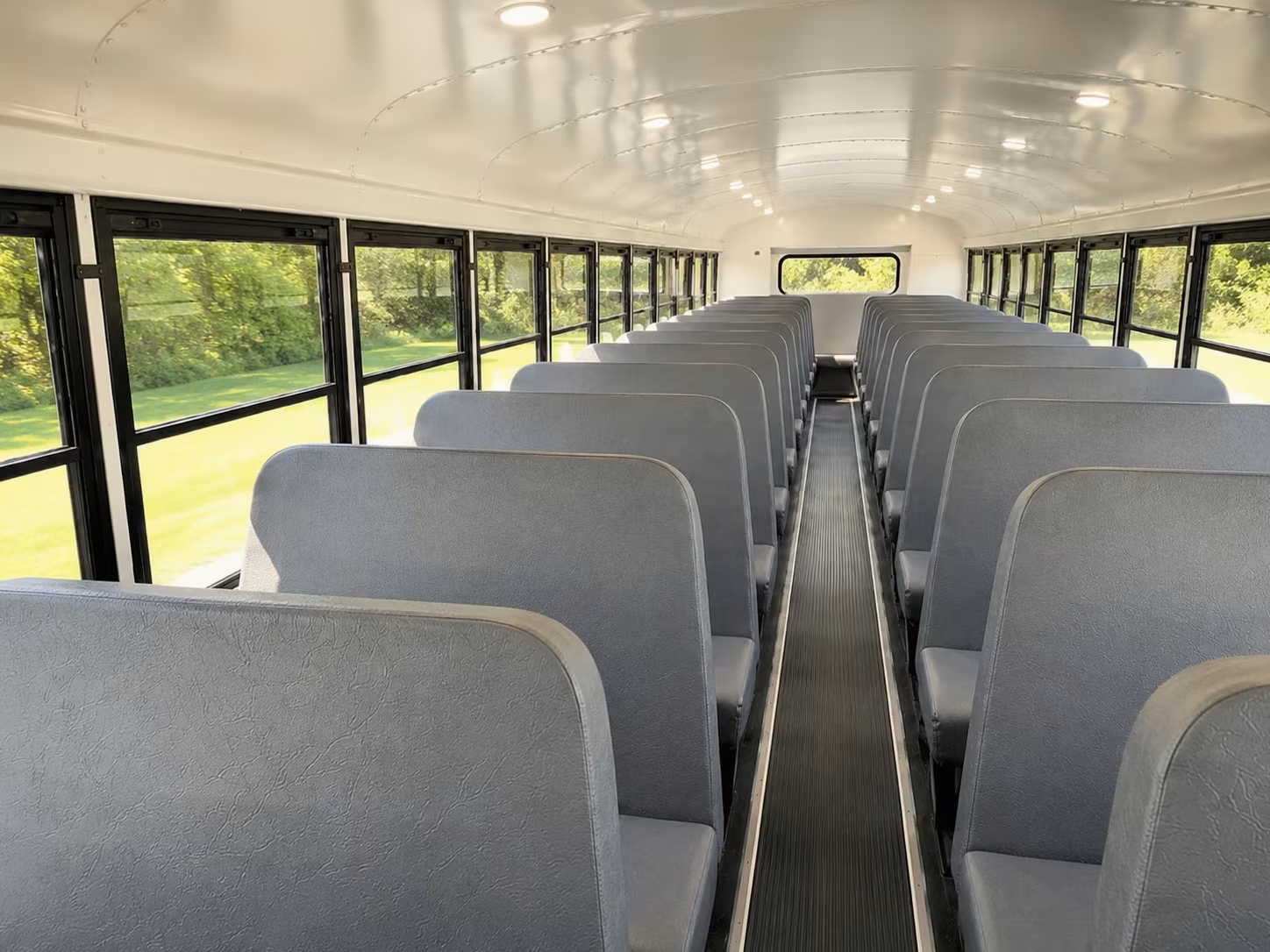 school bus interior